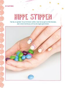 Glam Nails hippe stippen